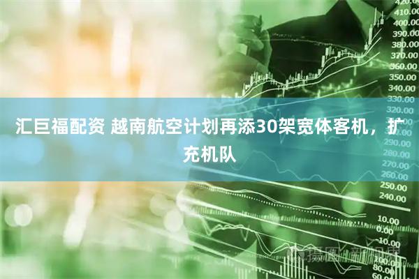 汇巨福配资 越南航空计划再添30架宽体客机，扩充机队