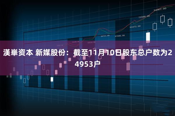 漢崋资本 新媒股份：截至11月10日股东总户数为24953户
